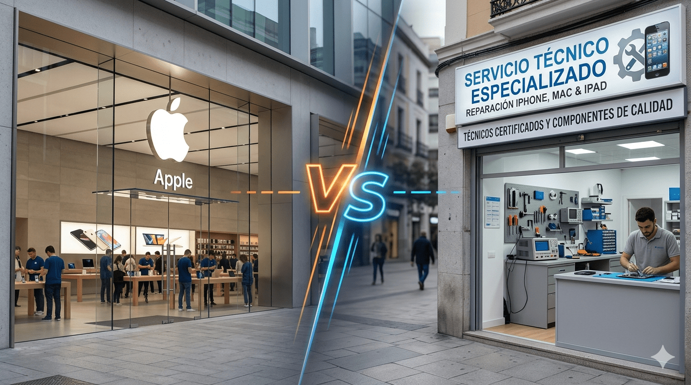Reparación oficial vs. Servicio técnico especializado