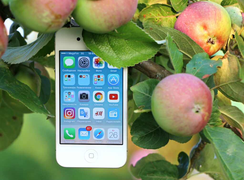 Materiales reciclados: El iPhone verde.