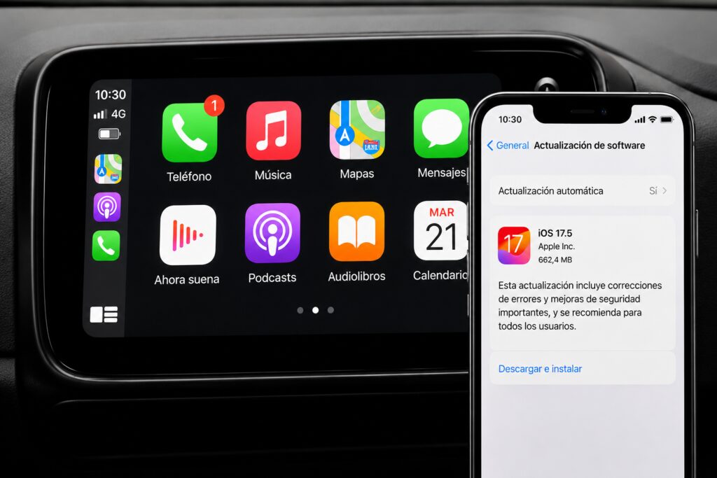 Actualización Software CarPlay iPhone