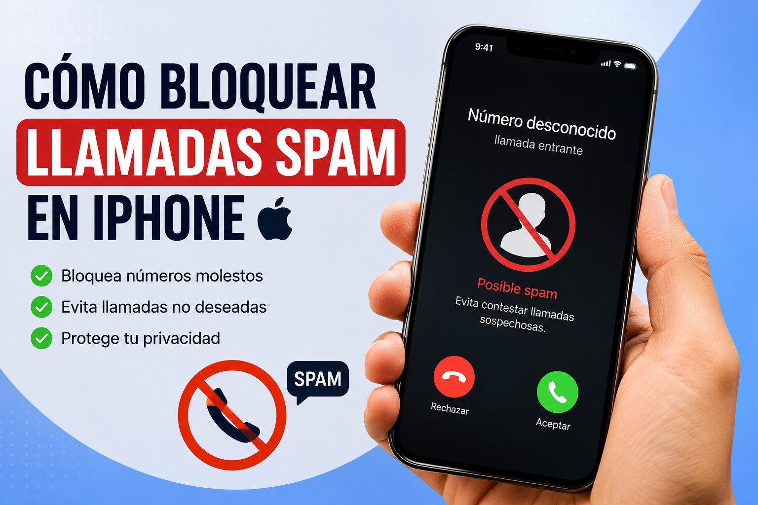 Bloquear llamadas de Spam