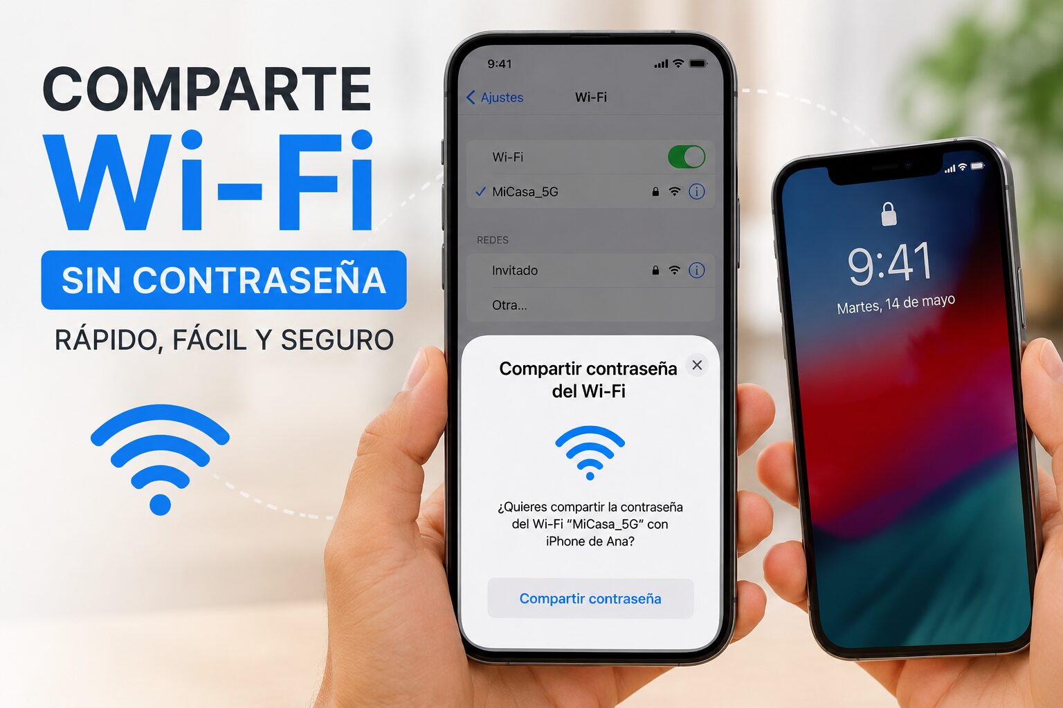 Cómo compartir el Wi-Fi sin dar la contraseña
