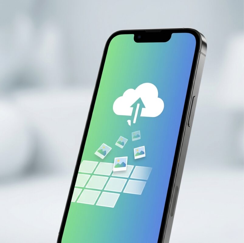 Espacio de almacenamiento iOS optimizado con el uso de iCloud.