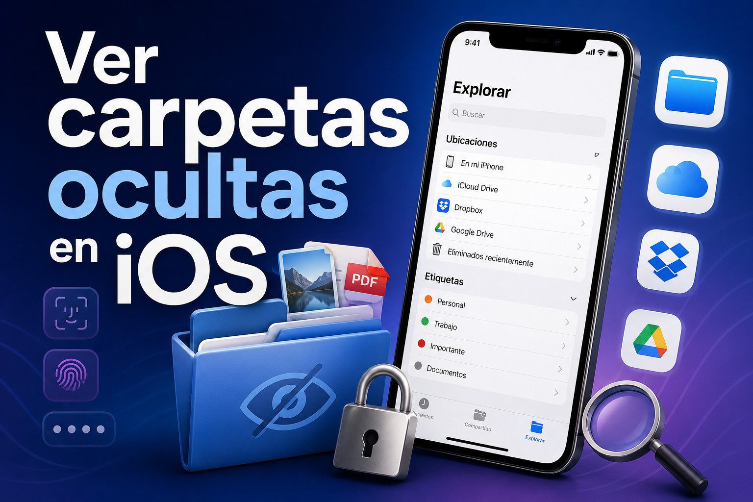 Ver carpetas ocultas en iOS