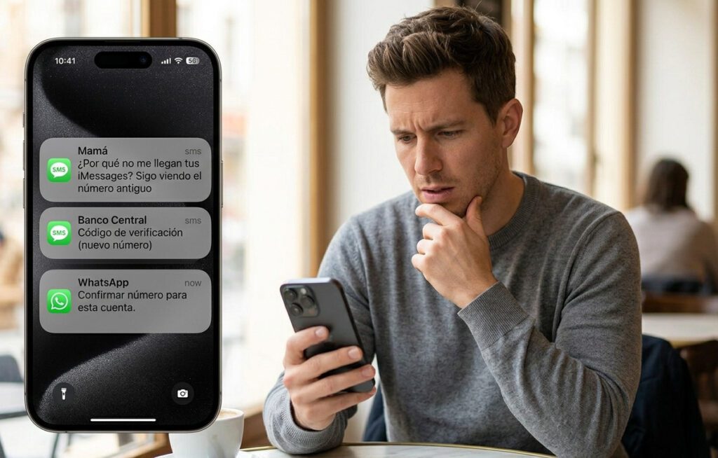 ¿Qué pasa si cambias de número de teléfono con la misma cuenta de iPhone?